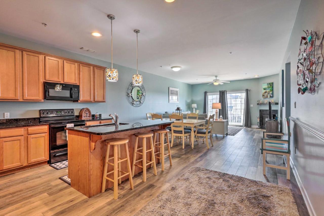 Downtown Ocean City Condo Balcony With Inlet View 외부 사진