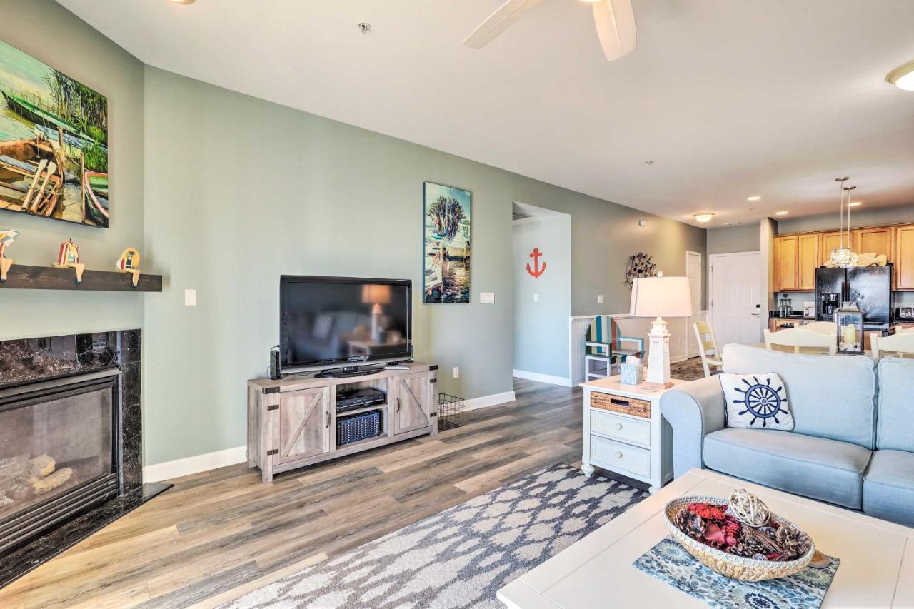 Downtown Ocean City Condo Balcony With Inlet View 외부 사진