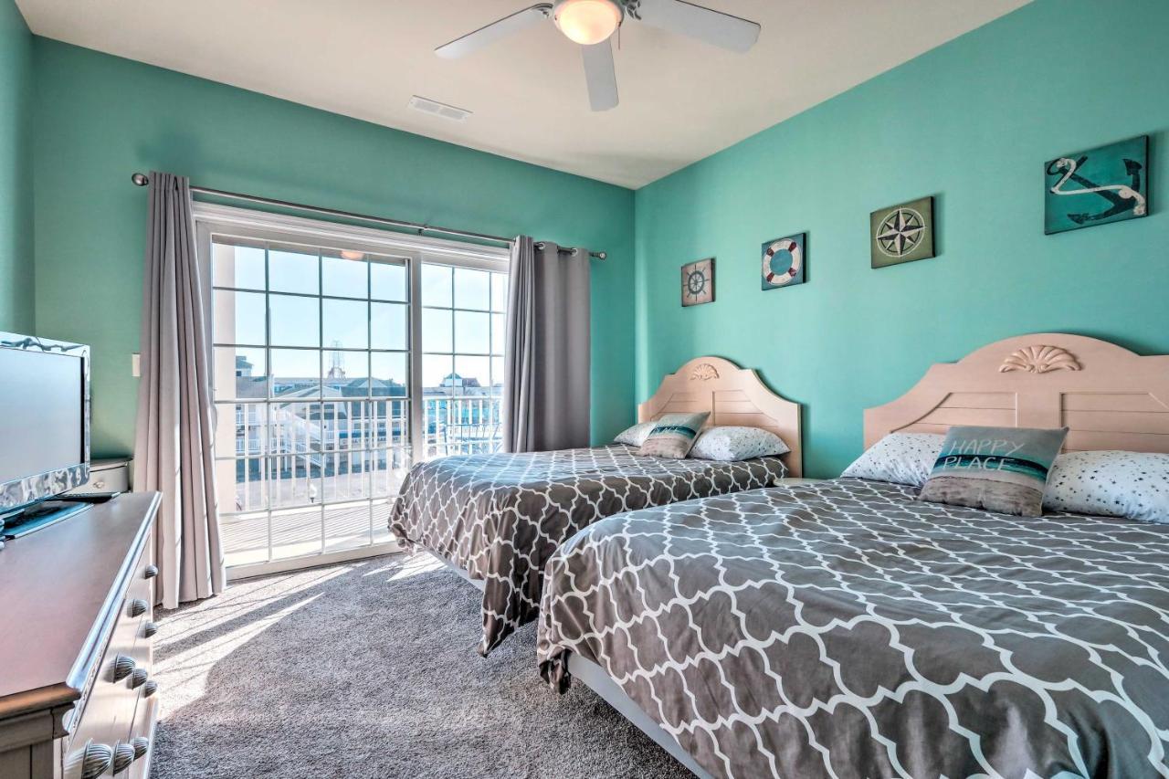 Downtown Ocean City Condo Balcony With Inlet View 외부 사진